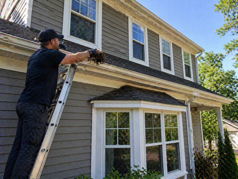 Downspout Blockage Removal in Annapolis, MD