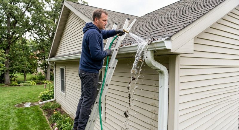 Downspout Cleaning in Longmont, CO