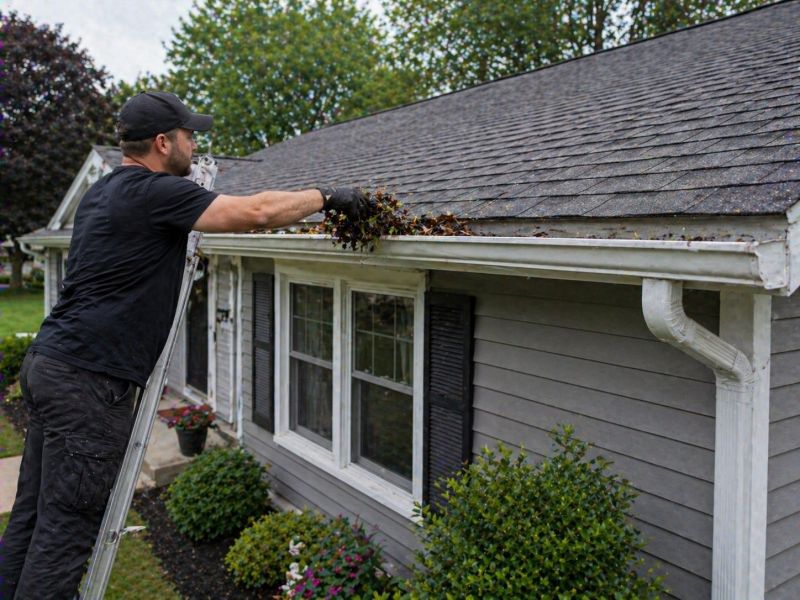 Gutter Leaf Clearing in Annapolis, MD